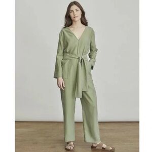 Elizabeth and James Ladies’ Jumpsuit Romper – Size M – Olive Green